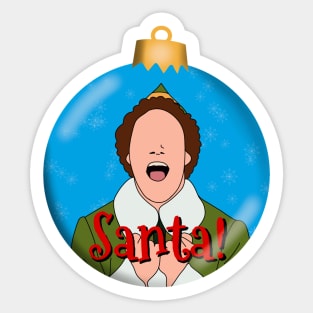 Elf Ornament 3 Sticker